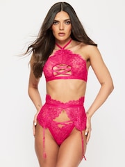 Ann Summers Lyra Lace Bra & Knicker Set 3 Piece - Imagen 1 de 5