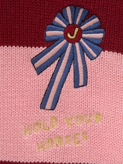 Suéter de punto a rayas con cuello Buckley para niña de Joules - Imagen 5 de 7