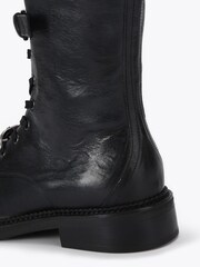 Kurt Geiger London Black Monument Strap Boots - Image 3 of 3