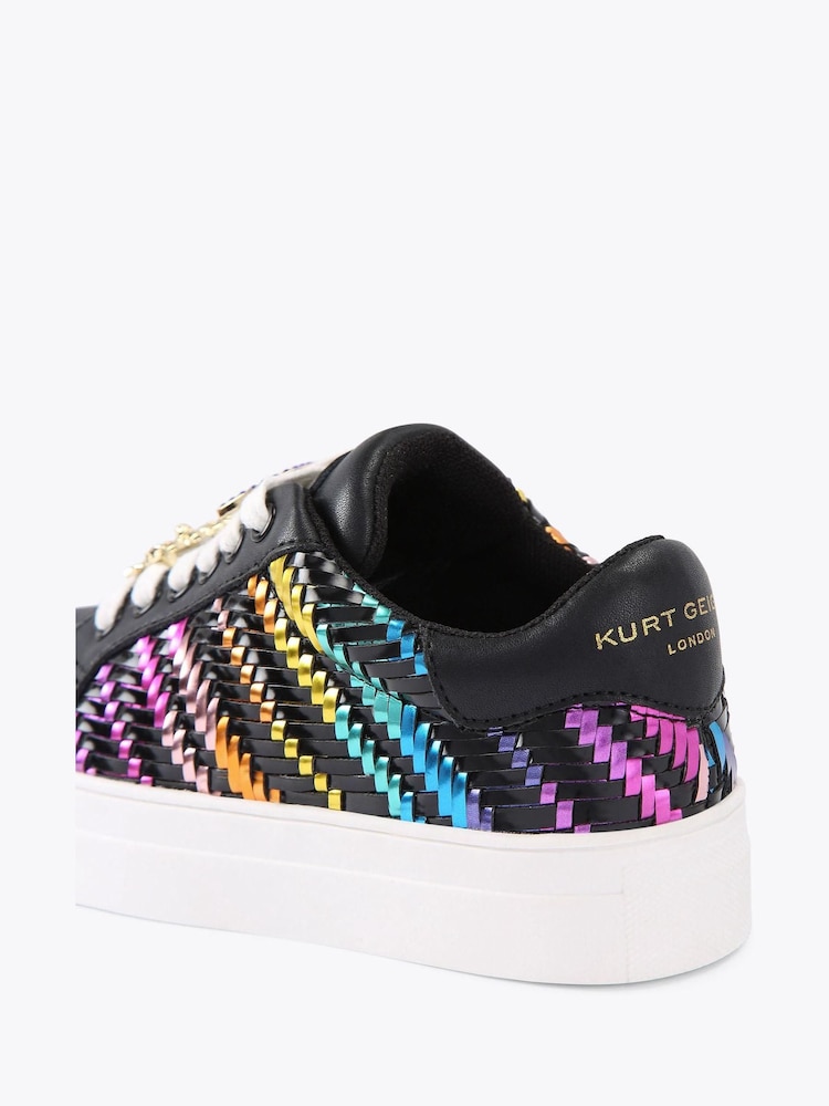 Kurt Geiger London Junior Mini Laney Charm Black Trainers - Image 4 of 4 Kurt Geiger London Junior Mini Laney Charm Black Trainers - Image 4 of 4