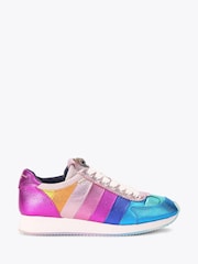 Kurt Geiger London Brown Islington Pump Trainers - Image 1 of 3