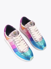 Kurt Geiger London Brown Islington Pump Trainers - Image 2 of 3