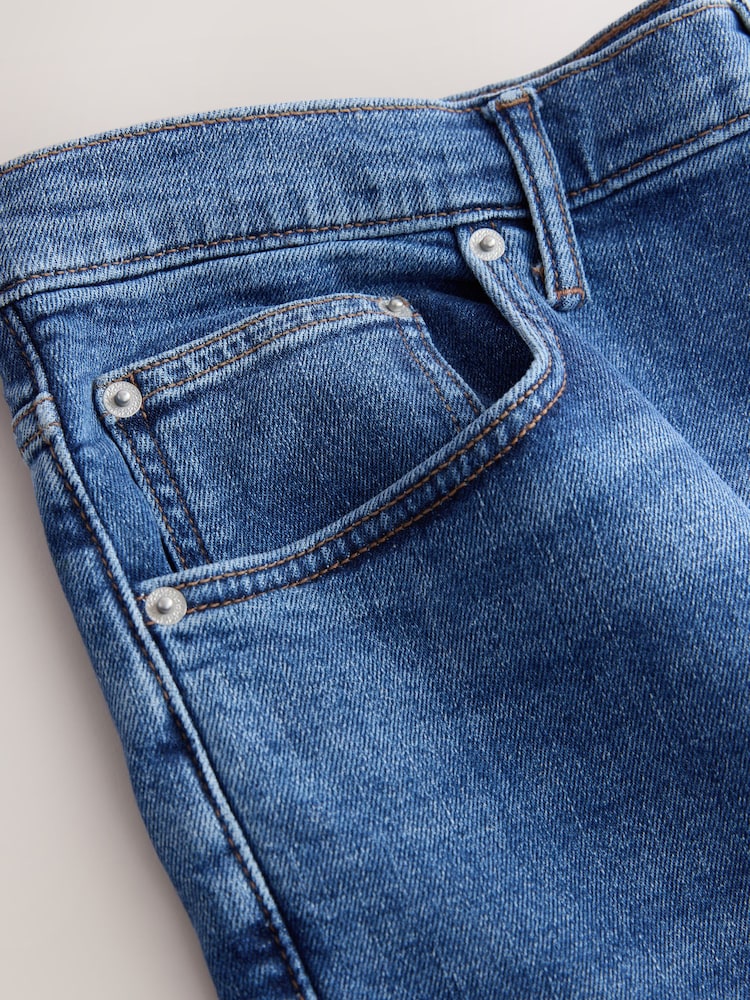 Bright Blue Denim Shorts - Image 8 of 8
