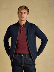 Joules Hillside Navy Knitted Cardigan - Image 3 of 7
