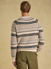 Fair Isle Ducks - Joules Intarsia Crew Neck Jumper - Obraz 2 z 7