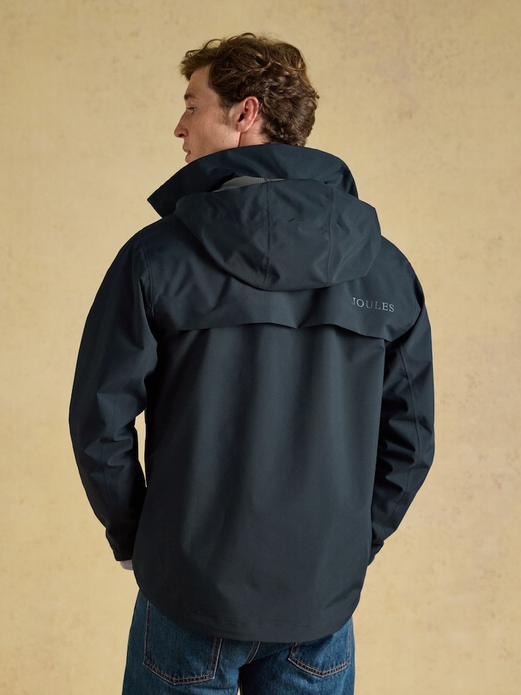 Joules Navy Country Waterproof Coat - Image 2 of 12 Joules Navy Country Waterproof Coat - Image 2 of 12
