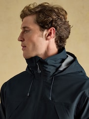 Joules Navy Country Waterproof Coat - Image 3 of 12