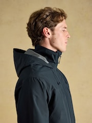 Joules Navy Country Waterproof Coat - Image 6 of 12