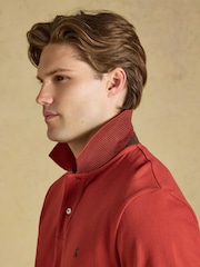 Joules Woody Burnt Orange Cotton Pique Polo Shirt - Image 4 of 9