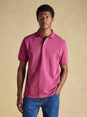 Joules Woody Berry Red Cotton Pique Polo Shirt - Image 1 of 9