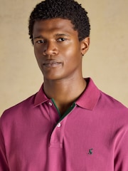 Joules Woody Berry Red Cotton Pique Polo Shirt - Image 6 of 9