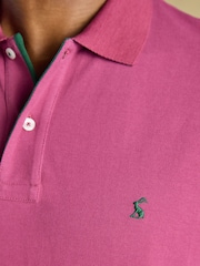 Joules Woody Berry Red Cotton Pique Polo Shirt - Image 8 of 9