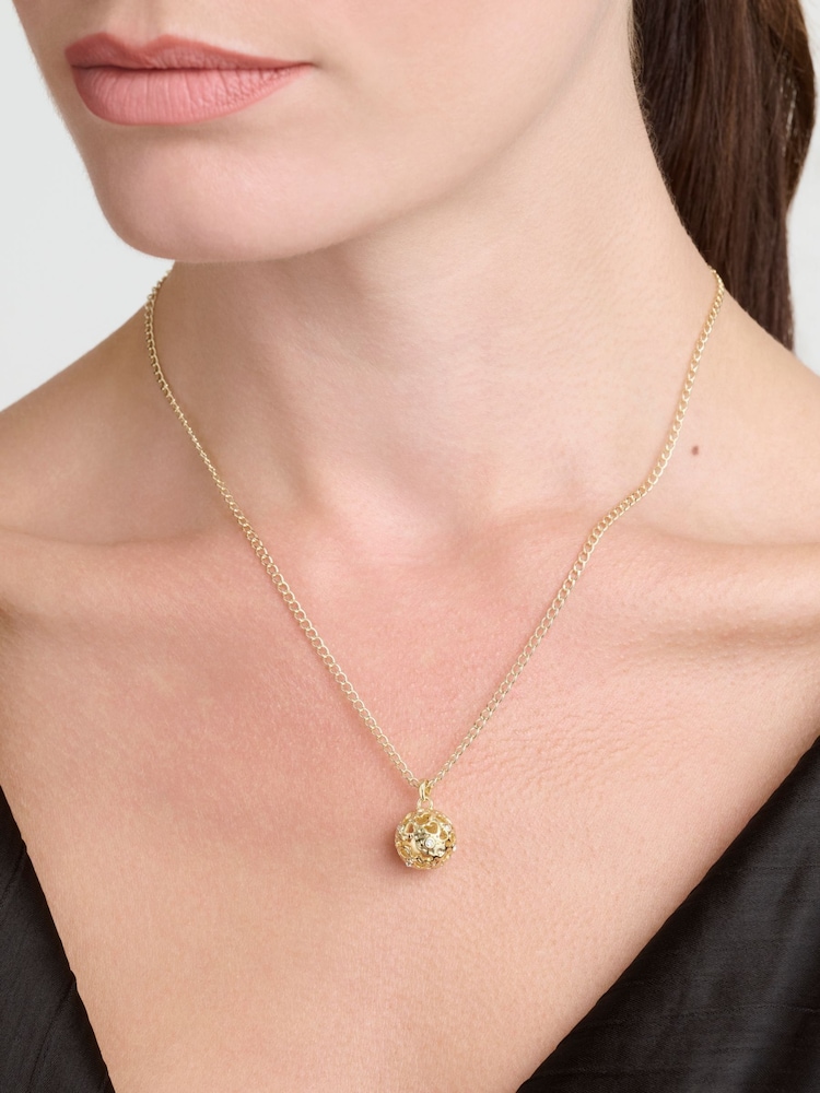 Karen Millen Frosted Ball Pendant - صورة 3 من 3