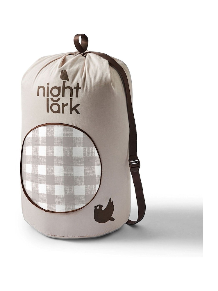 Nakts cīrulis Gingham 10.5 Tog bezpārvalka segas komplekts - Attēls 5 no 5