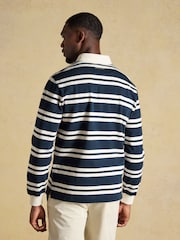 Joules Rugby Club Navy/White Long Sleeve Stripe Shirt - Image 2 of 9