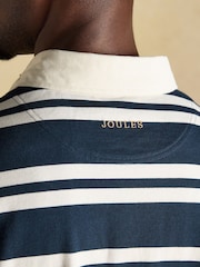 Joules Rugby Club Navy/White Long Sleeve Stripe Shirt - Image 8 of 9