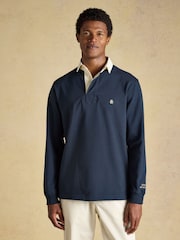 Joules Navy Rugby Club Long Sleeve Plain Shirt - Image 1 of 9