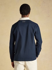 Joules Navy Rugby Club Long Sleeve Plain Shirt - Image 2 of 9
