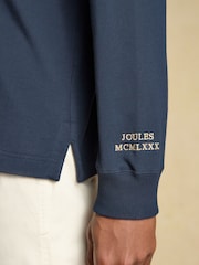 Joules Navy Rugby Club Long Sleeve Plain Shirt - Image 5 of 9