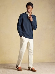 Joules Navy Rugby Club Long Sleeve Plain Shirt - Image 6 of 9