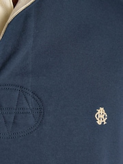 Joules Navy Rugby Club Long Sleeve Plain Shirt - Image 8 of 9