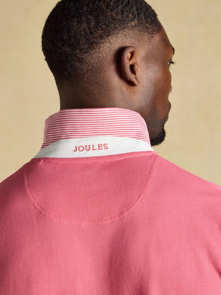 Joules Woody Blue/White/Pink Polo Shirts 3 Pack - Image 10 of 10