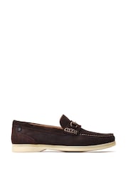 Base London Brown Snapper Loafers - Image 1 of 5