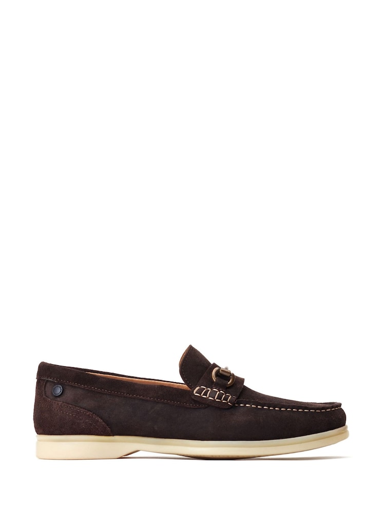 Base London Brown Snapper Loafers - Image 1 of 5 Base London Brown Snapper Loafers - Image 1 of 5