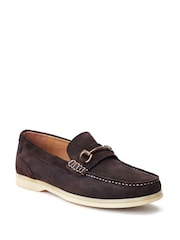 Base London Brown Snapper Loafers - Image 2 of 5