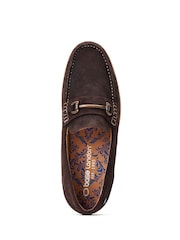 Base London Brown Snapper Loafers - Image 4 of 5