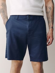 Ink Blue/Stone/White Straight Fit Stretch Chino Shorts 3 Pack - Image 3 of 15