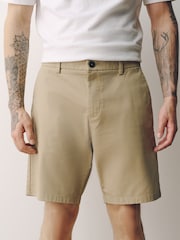 Ink Blue/Stone/White Straight Fit Stretch Chino Shorts 3 Pack - Image 5 of 15
