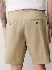 Ink Blue/Stone/White Straight Fit Stretch Chino Shorts 3 Pack - Image 6 of 15