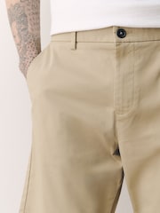 Ink Blue/Stone/White Straight Fit Stretch Chino Shorts 3 Pack - Image 8 of 15