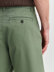 灰綠色 - 寬鬆版 - 車線卡其褲 - 圖片 4/10