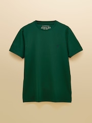 Joules Navy/Port/Green Classic Fit Cotton T-Shirt 3 Pack - Image 2 of 8