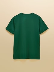 Joules Navy/Port/Green Classic Fit Cotton T-Shirt 3 Pack - Image 3 of 8