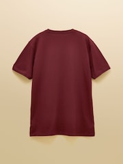 Joules Navy/Port/Green Classic Fit Cotton T-Shirt 3 Pack - Image 5 of 8