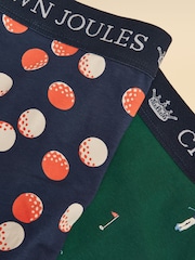 Լավագույնը՝ Par Green/Navy-ի կողմից - Joules բամբակյա ջերսի բոքսերներ 2 հավաքածու - Պատկեր 5 5-ից