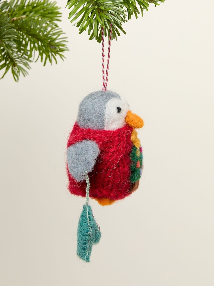 FatFace Multi Felt Penguin Decoration - Image 2 of 2 FatFace Multi Felt Penguin Decoration - Image 2 of 2