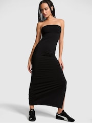 Victoria's Secret Pink Black Strapless Maxi Dress - Image 1 of 2
