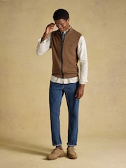 Joules White Checked Classic Fit Cotton Oxford Shirt - Image 4 of 12