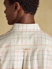 Joules White Checked Classic Fit Cotton Oxford Shirt - Image 9 of 12