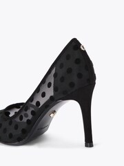 Carvela Black Positano D Orsay Polka Shoes - Image 3 of 4