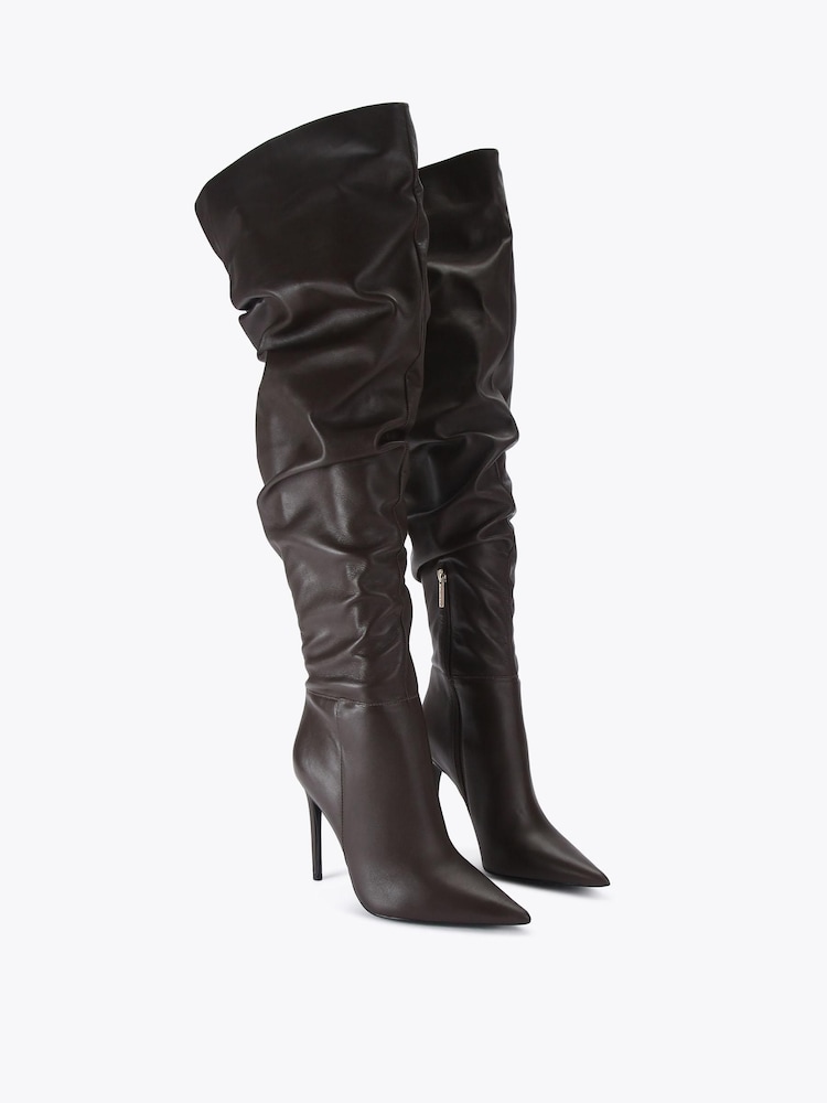 Carvela Brown Eterno Slouch Otk Boots - Image 5 of 5 Carvela Brown Eterno Slouch Otk Boots - Image 5 of 5
