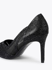 Carvela Black Fantastico Court Sandals - Image 3 of 4