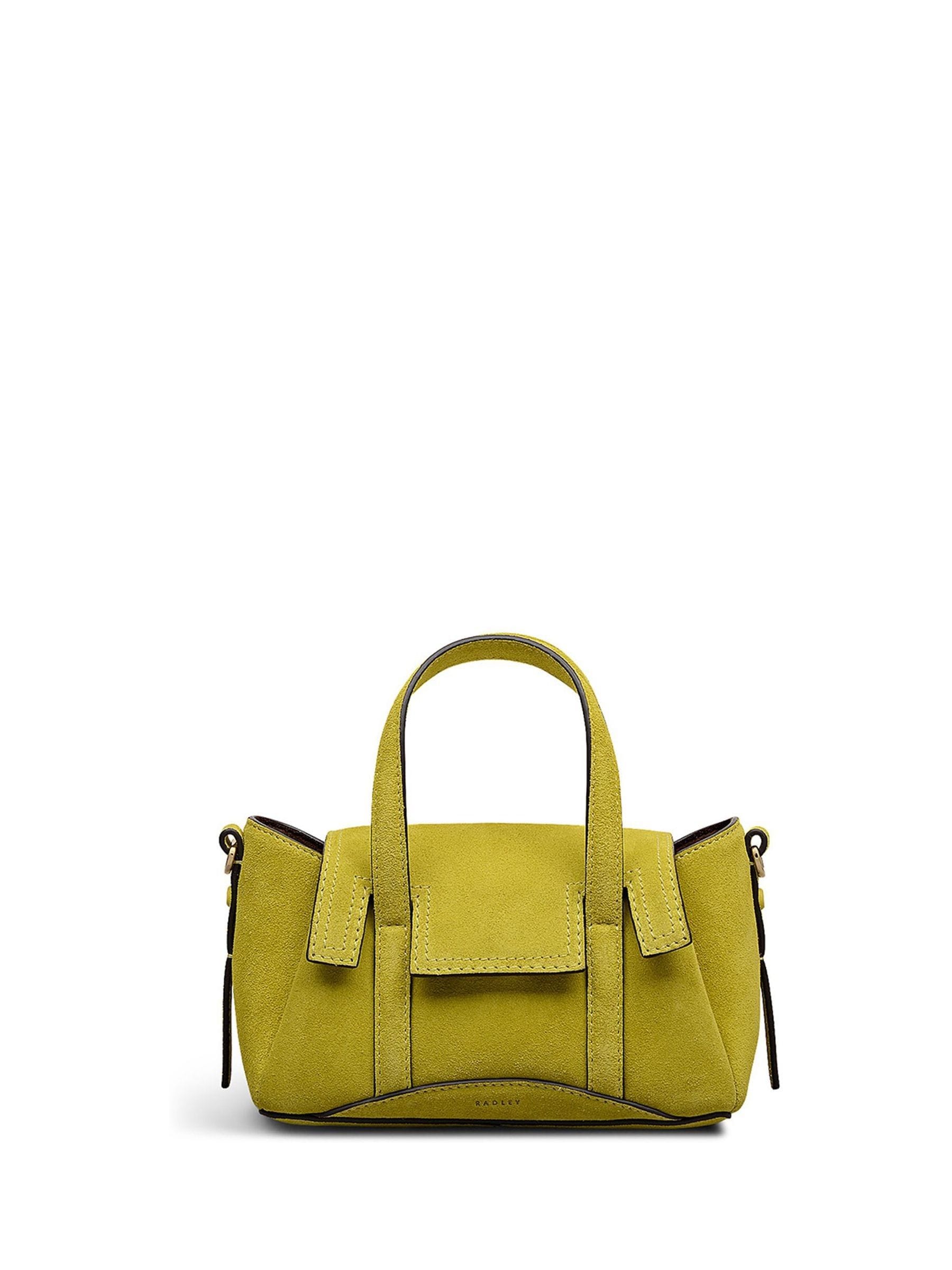 Buy Radley Yellow Suede The Chancery Small Grab Bag from Next USA