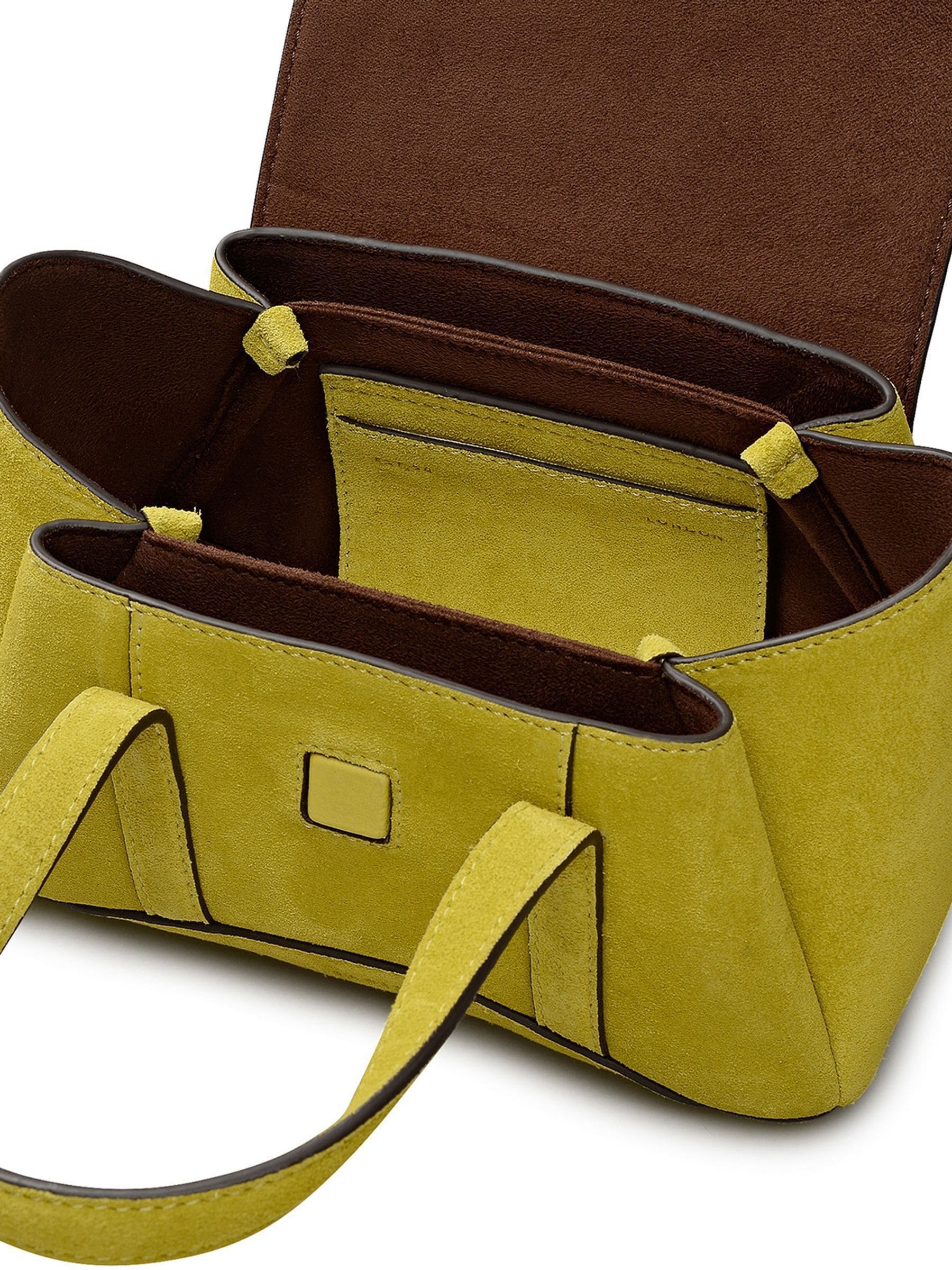 Buy Radley Yellow Suede The Chancery Small Grab Bag from Next USA