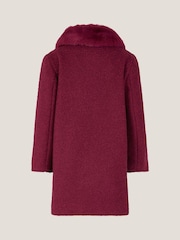 Monsoon Floral Embroidered Boucle Coat - Bild 3 von 4