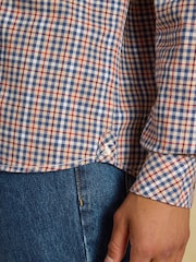 燕麥色 - Joules Long Sleeve Brushed Flannel Shirt - 圖片 7，共 9